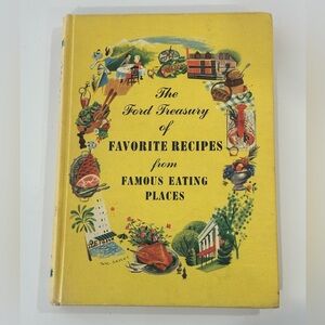 1950 The Ford Treasury of Favorite Recipes - Hardcover